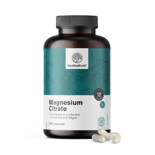 Magnezijev citrat 234 mg, 240 kapsul