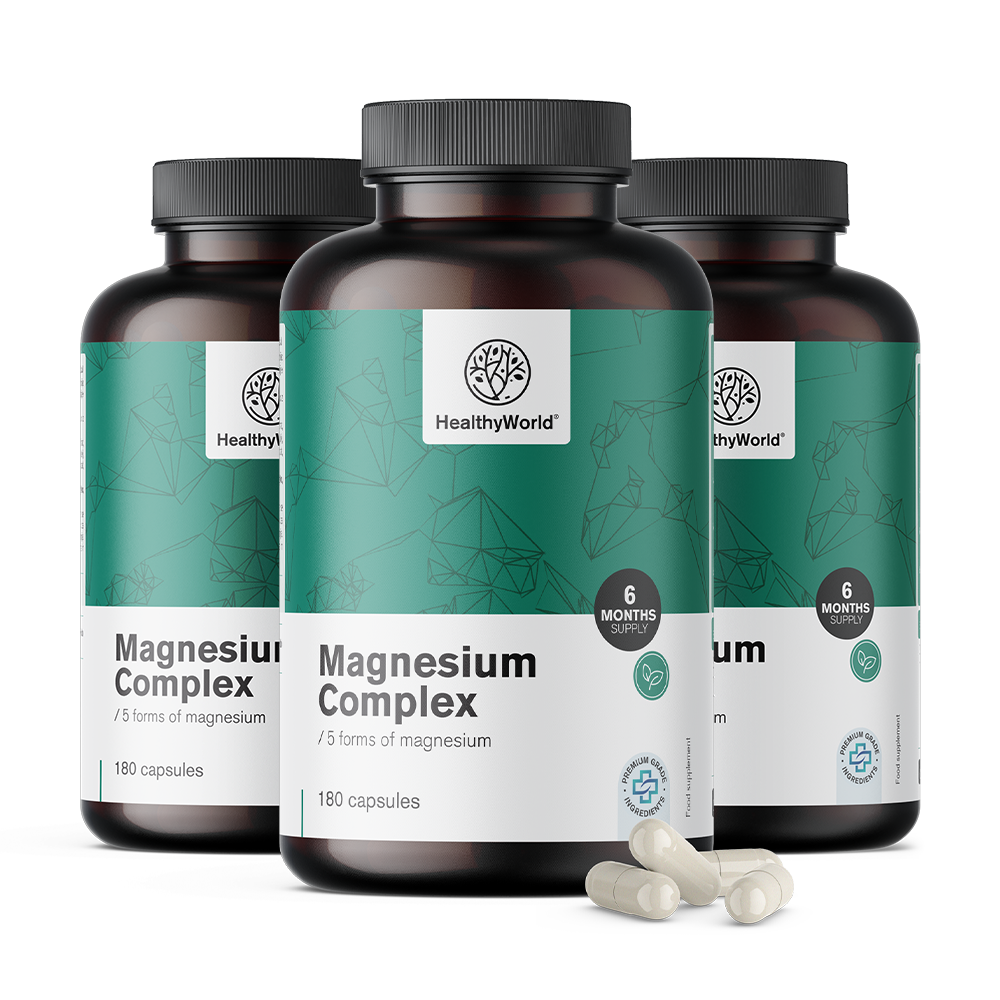  Magnezij kompleks s 5 oblikami magnezija
