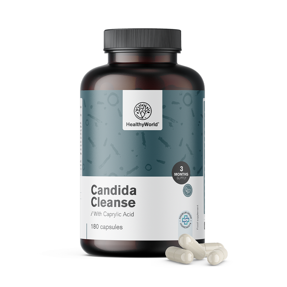 Candida Cleanse z Lactobacillus acidophylus in Bifidobacterium bifidum