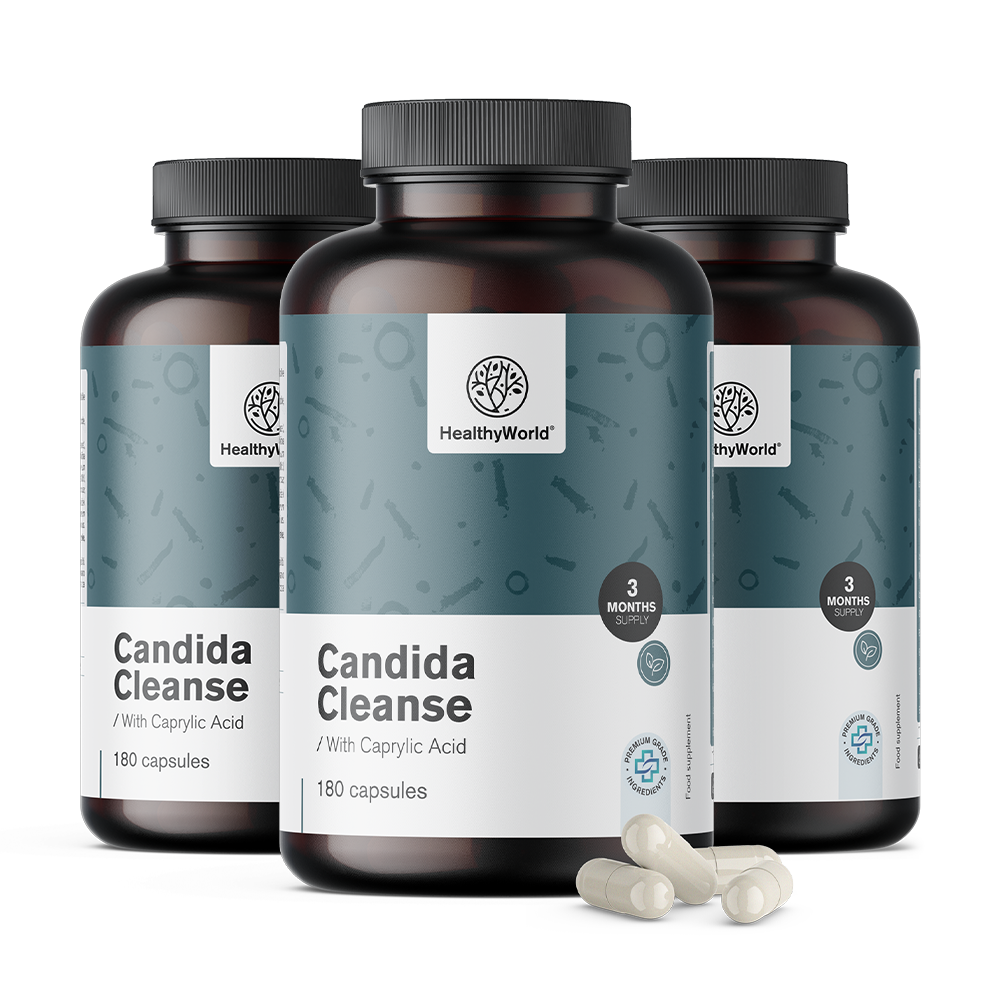 Candida Cleanse z Lactobacillus acidophylus in Bifidobacterium bifidum