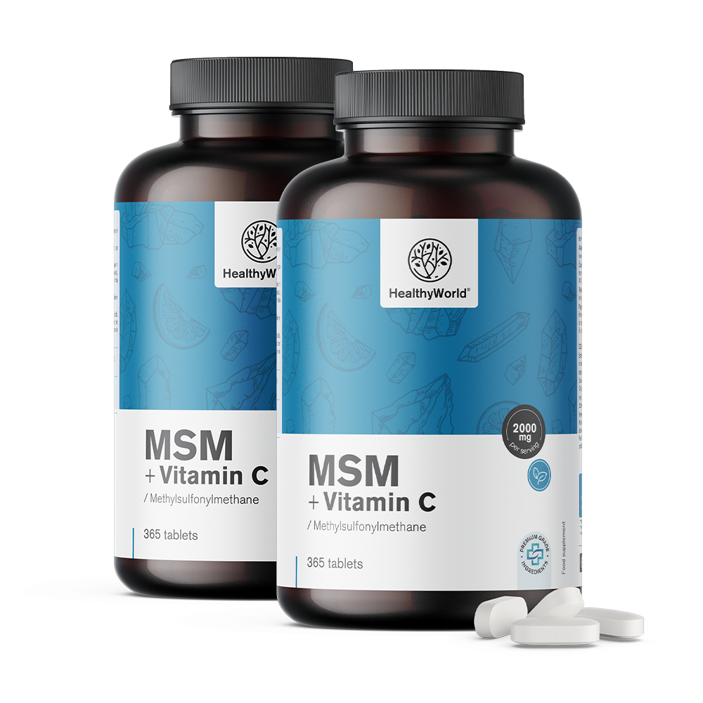 MSM 2000 mg – z vitaminom C