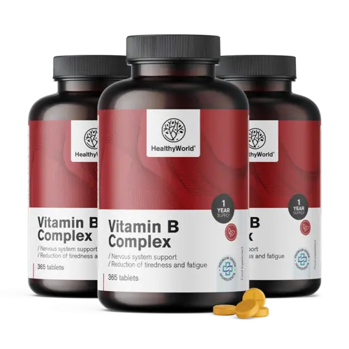 3x Vitamin B-kompleks, skupaj 1095 tablet
