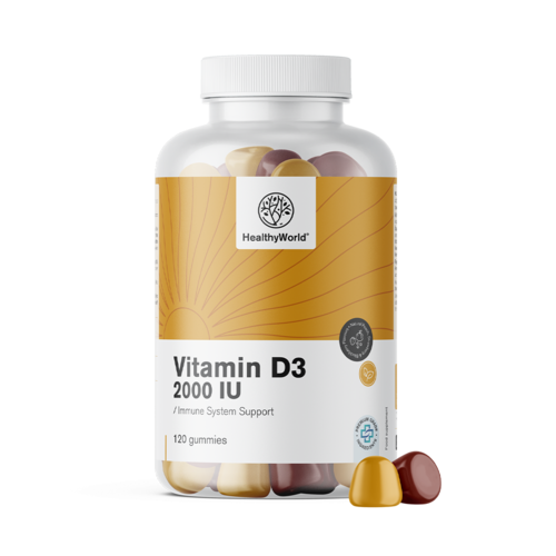 Vitamin D3 2000 i.e., 120 gumi bonbonov