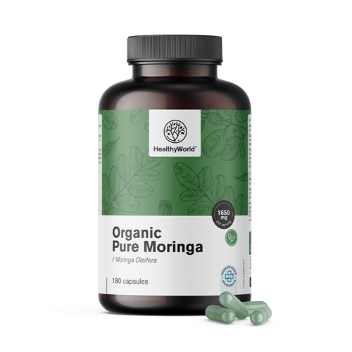 BIO Moringa 1650 mg, 180 kapsul