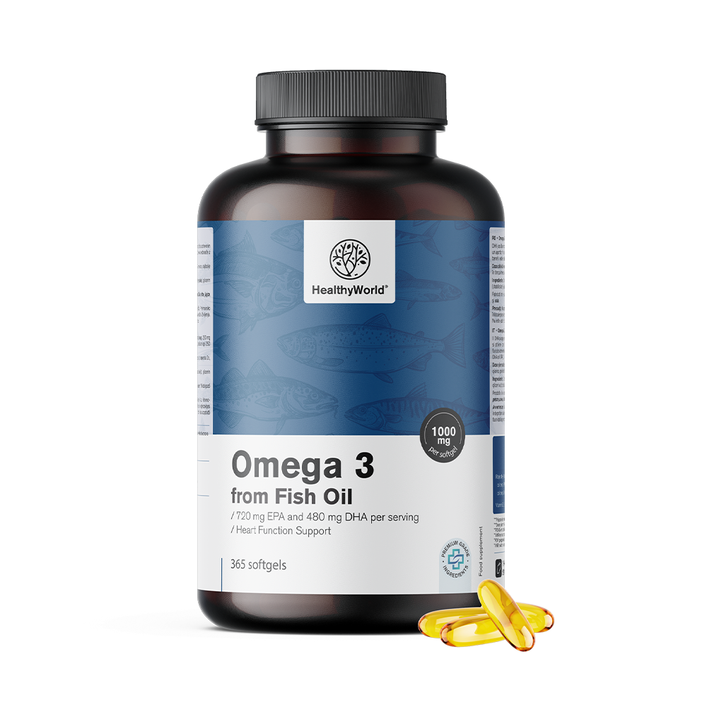 Omega-3 1000 mg z EPK in DHK