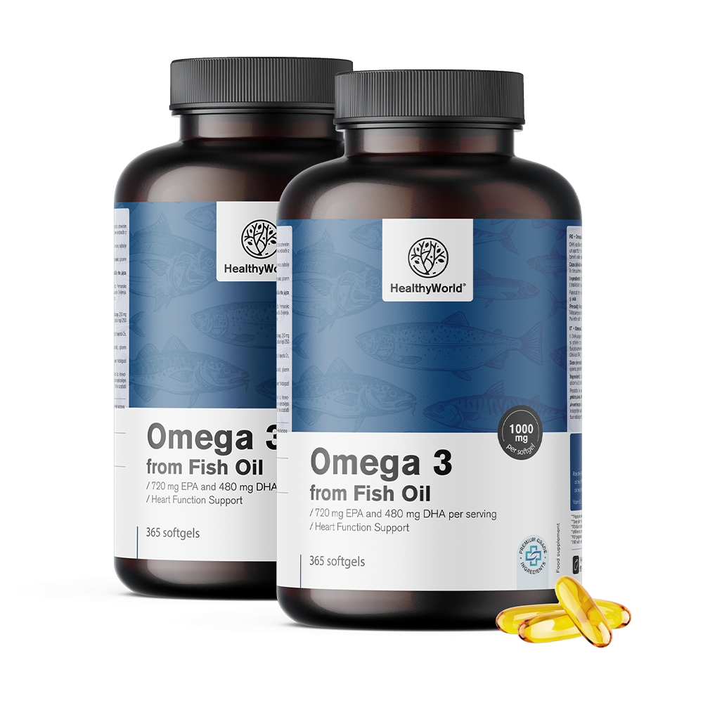 Omega-3 1000 mg z EPK in DHK