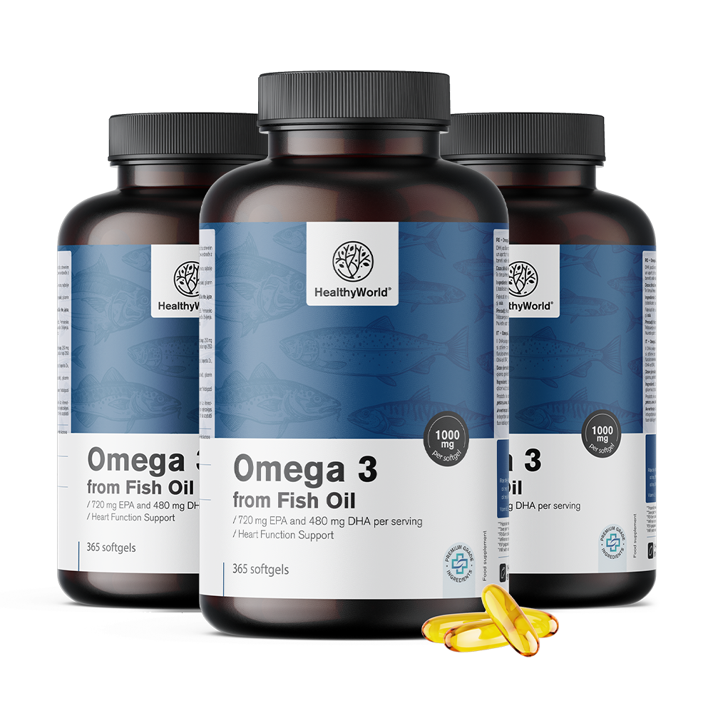 Omega-3 1000 mg z EPK in DHK