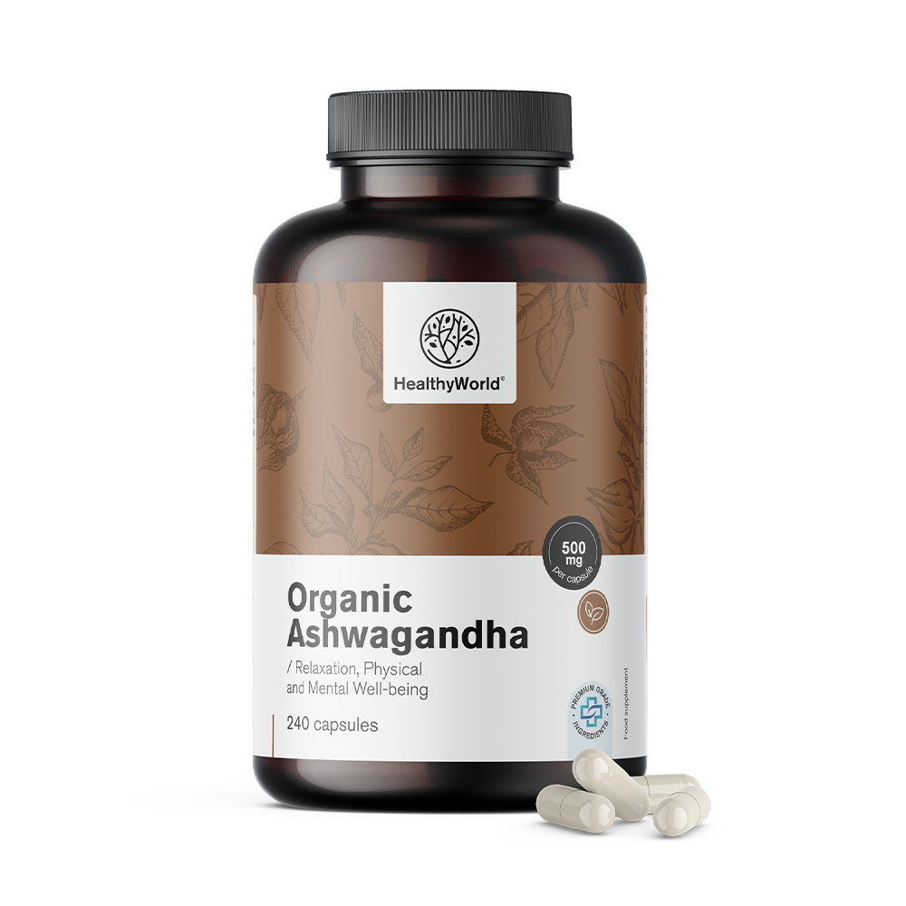 BIO Ašvaganda 500 mg v kapsulah