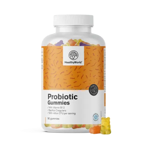 Probiotic – gumiji z mikrobiološkimi kulturami, 90 gumi bonbonov