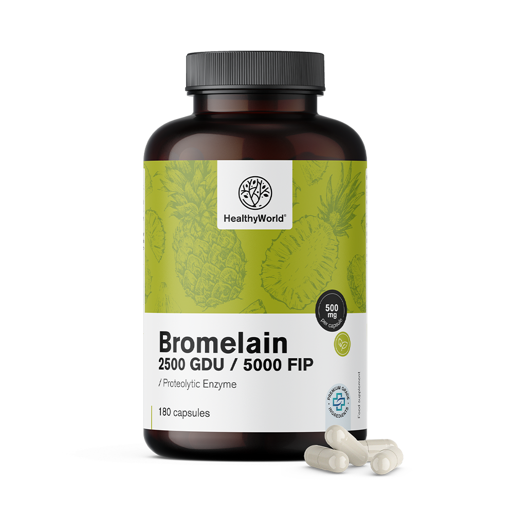 Bromelain 500 mg v kapsulah