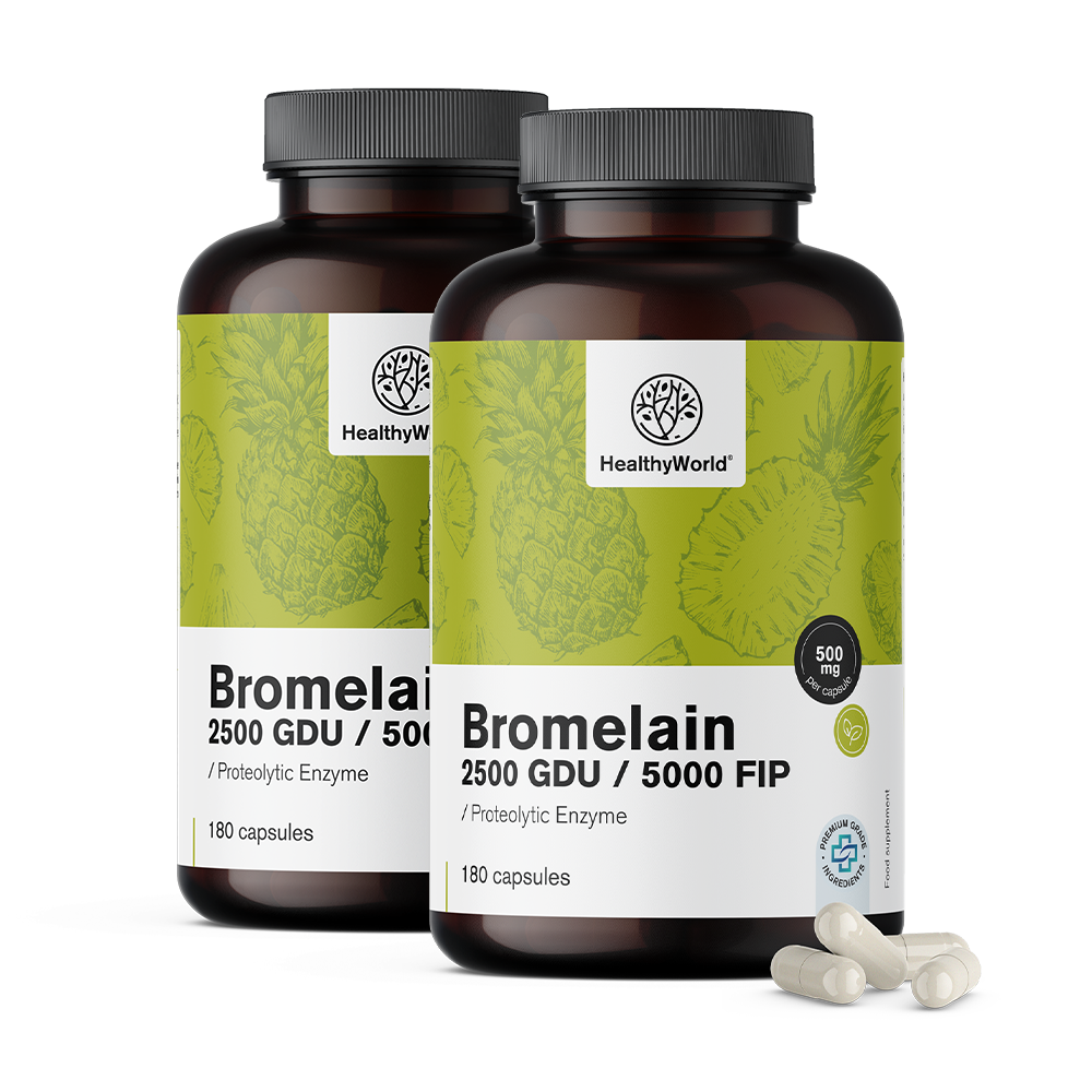 Bromelain 500 mg v kapsulah