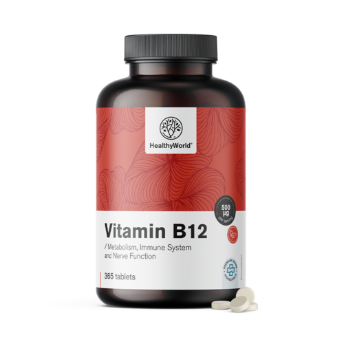 Vitamin B12 500 µg, 365 tablet