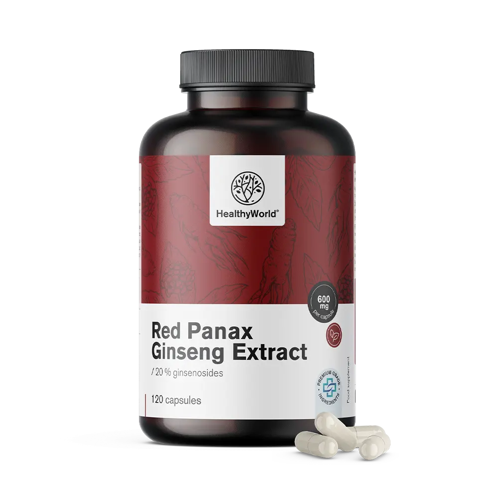 Red Panax Ginseng – izvleček rdečega ginsenga 600 mg
