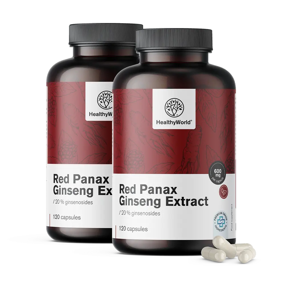 Red Panax Ginseng – izvleček rdečega ginsenga 600 mg