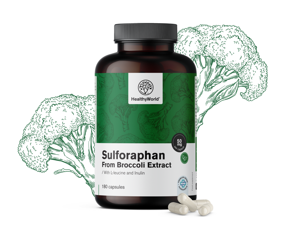 Sulforafan – iz izvlečka brokolija 50 mg