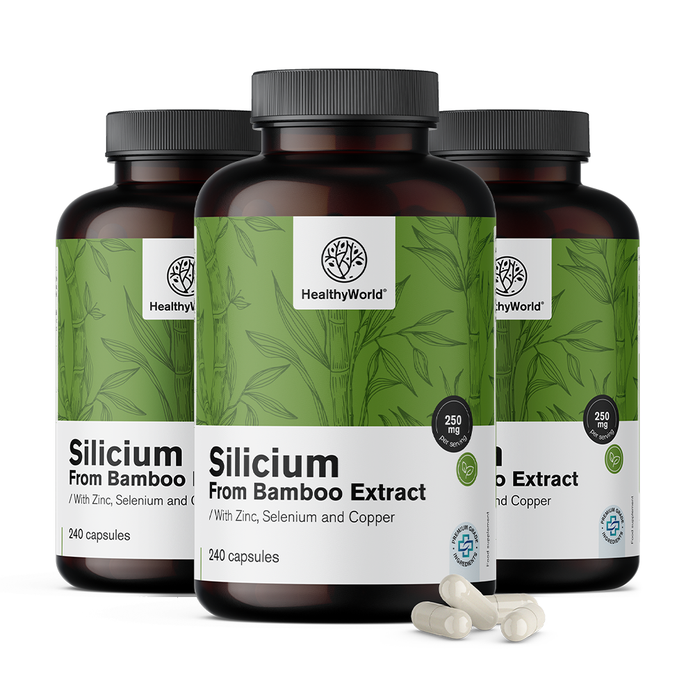 Silicij 250 mg – iz izvlečka bambusa