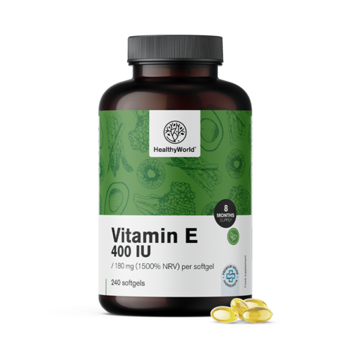 Vitamin E 400 i. e., 240 mehkih kapsul
