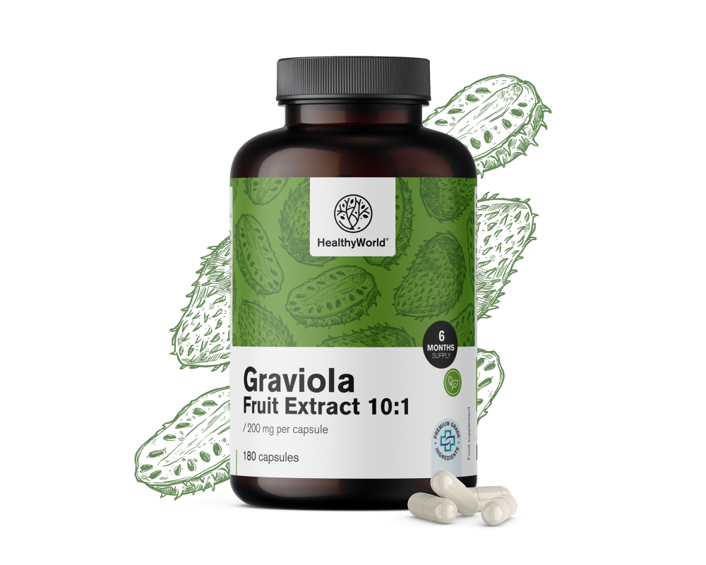 Graviola 200 mg – izvleček 10:1