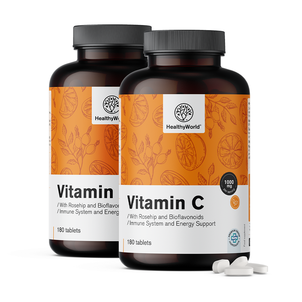 Vitamin C 1000 mg – s šipkom in bioflavonoidi