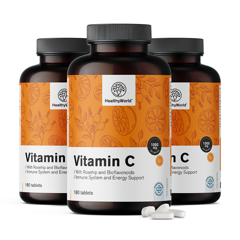 Vitamin C 1000 mg – s šipkom in bioflavonoidi