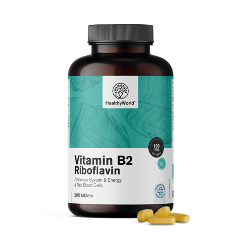 Vitamin B2 – riboflavin 100 mg, 200 tablet