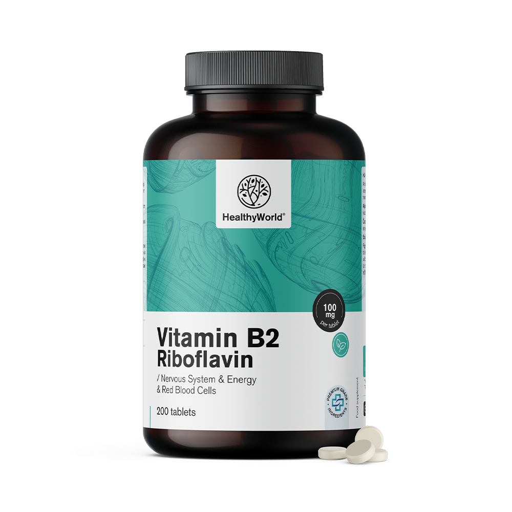 Vitamin B2 – riboflavin 100 mg