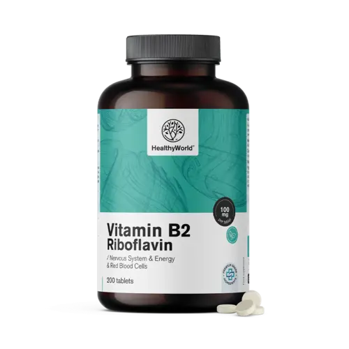 Vitamin B2 – riboflavin 100 mg, 200 tablet
