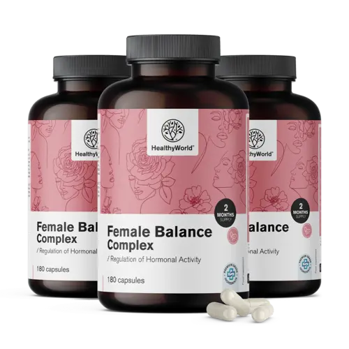3x Female Balance – kompleks za ženske, skupaj 540 kapsul