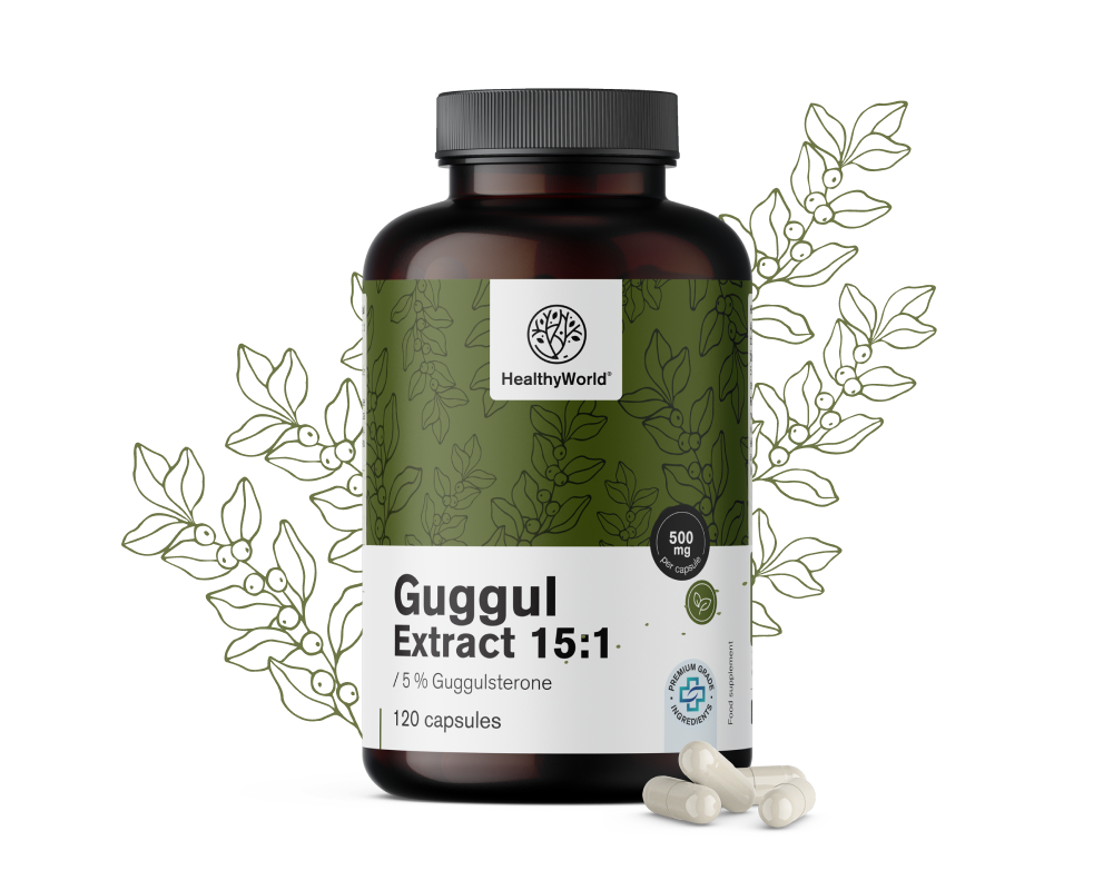 Guggul 500 mg – izvleček 15:1
