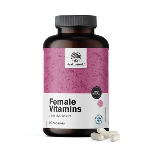 Vitamini za ženske z mio-inozitolom, 90 kapsul