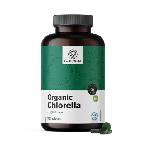 BIO Chlorella 500 mg, 500 tablet