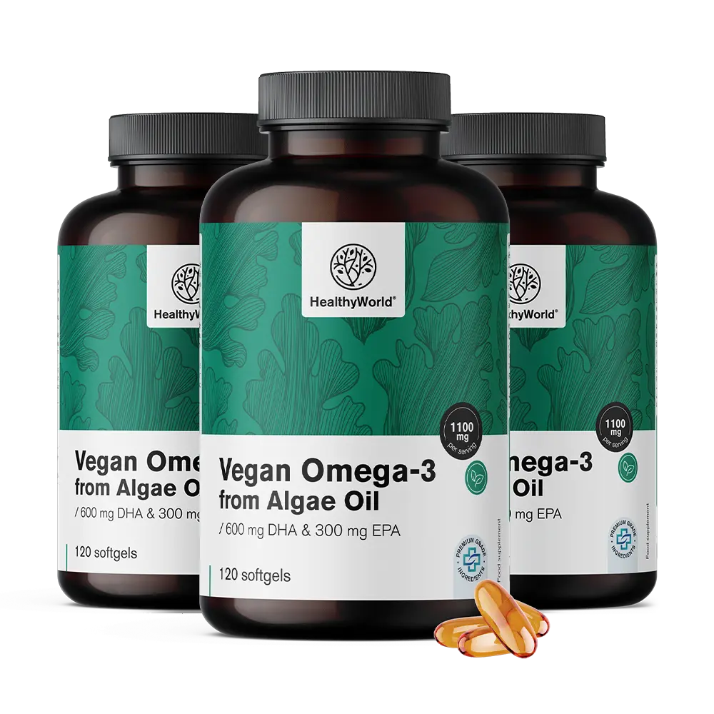 Veganska omega-3 1100 mg – iz alg