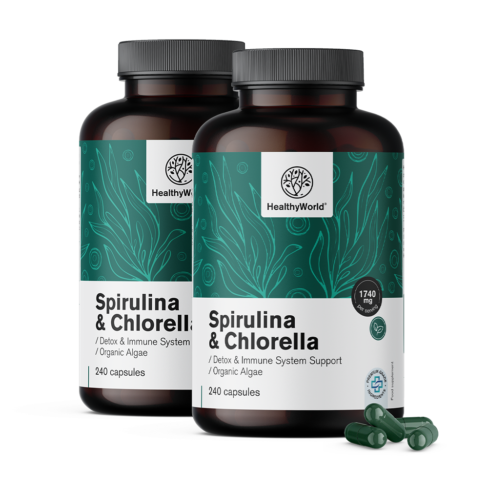 Spirulina in chlorella