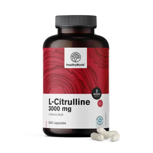 L-citrulin 3000 mg, 240 kapsul