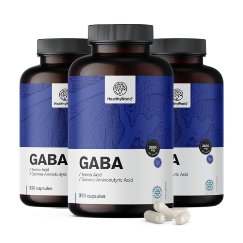 3x GABA 3000 mg, skupaj 960 kapsul