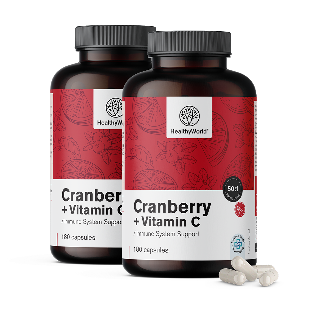 Izvleček brusnice z vitaminom C
