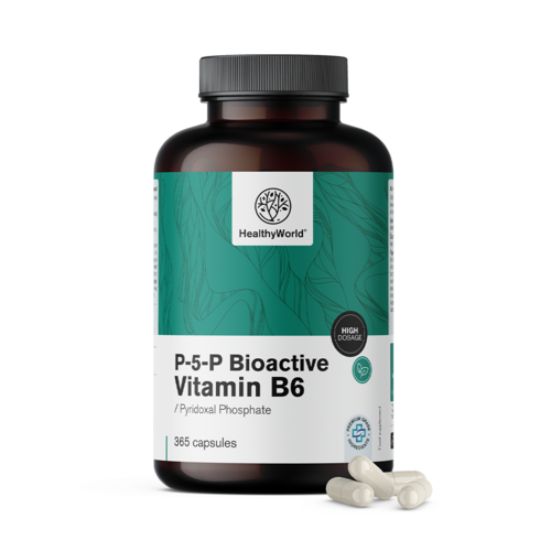 P-5-P – Bioaktivni vitamin B6, 365 kapsul