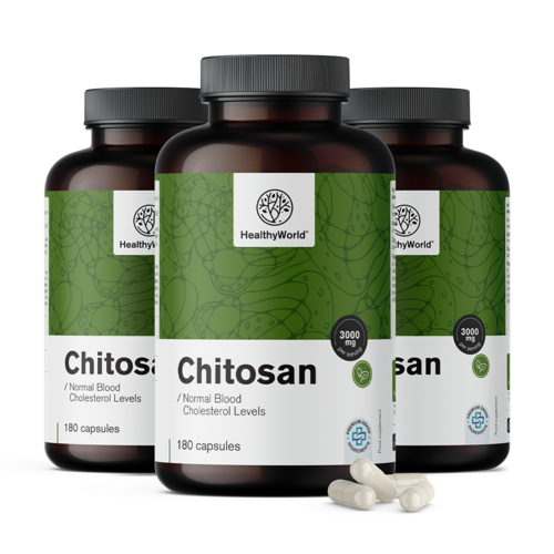 3x Hitozan 3000 mg, skupaj 540 kapsul