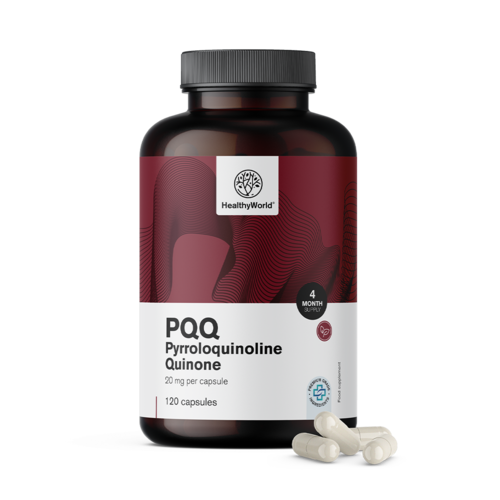 PQQ – Pirolokinolin kinon 20 mg, 120 kapsul