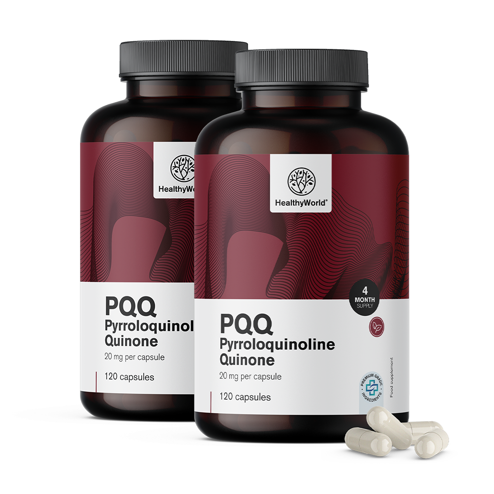 PQQ – pirolokinolin kinon 20 mg