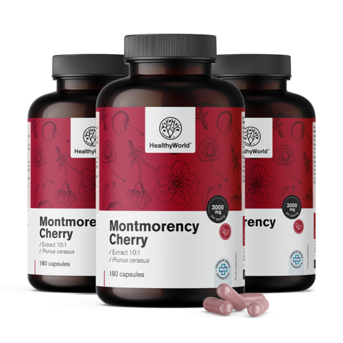 3x Višnja Montmorency 3000 mg, skupaj 540 kapsul