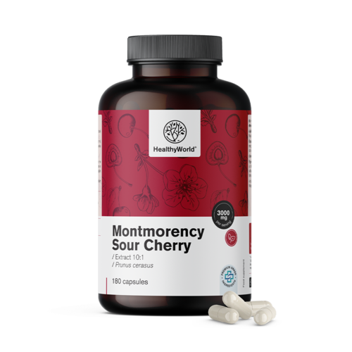 Višnja Montmorency 3000 mg, 180 kapsul