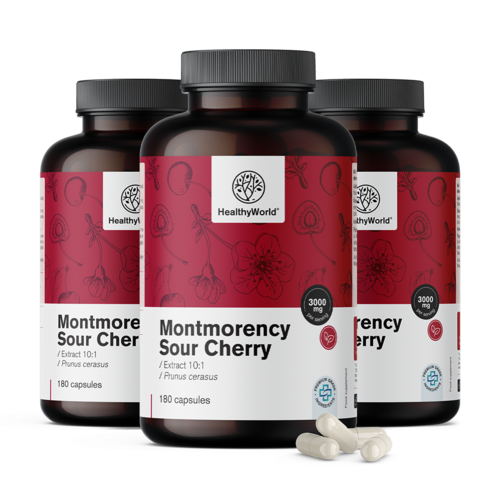 3x Višnja Montmorency 3000 mg, skupaj 540 kapsul
