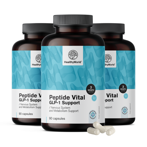 3x Peptide Vital, GLP-1 kompleks, skupaj 270 kapsul