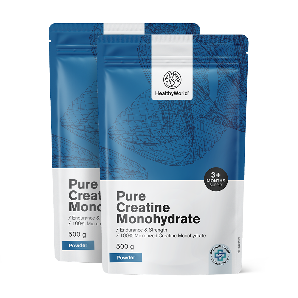 Pure kreatin monohidrat v prahu
