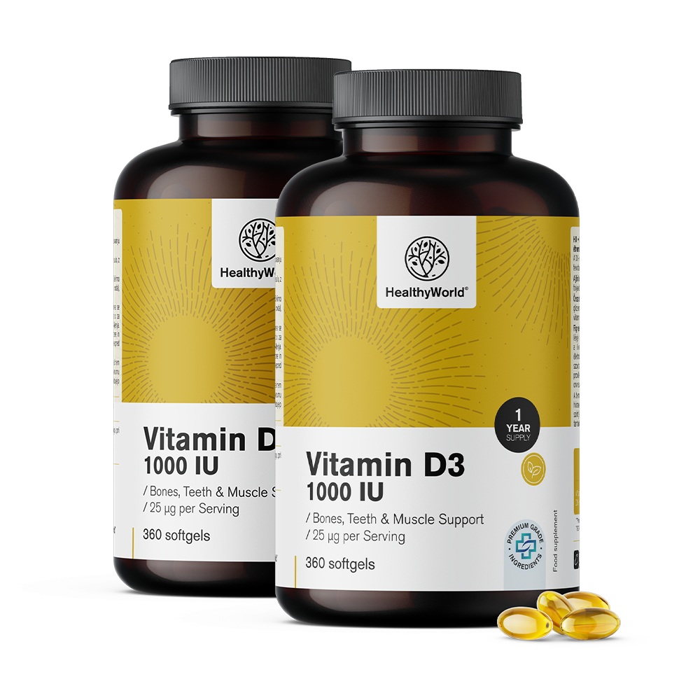Vitamin D3 mehke kapsule
