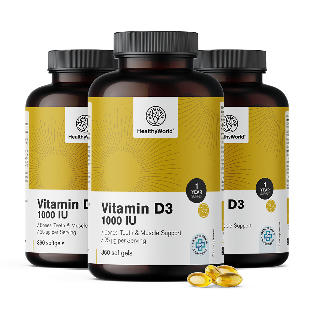 Vitamin D3 mehke kapsule