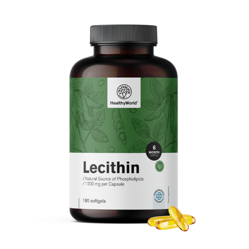 Lecitin 1200 mg, 180 mehkih kapsul