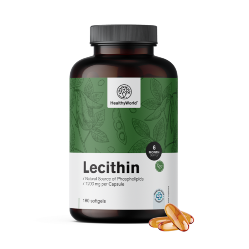 Lecitin 1200 mg, 180 mehkih kapsul