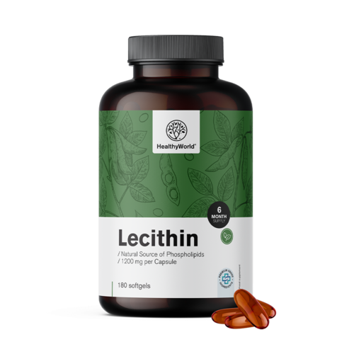 Lecitin 1200 mg, 180 mehkih kapsul